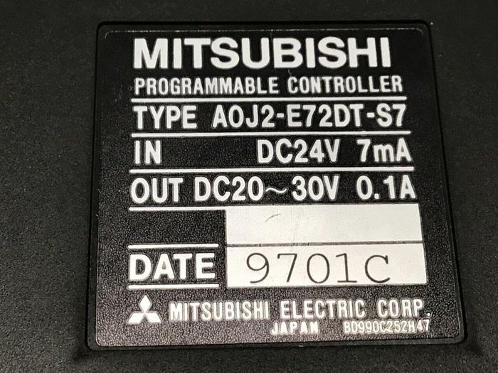Used MITSUBISHI Programmable Controller A0J2-E72DT-S7 #112370