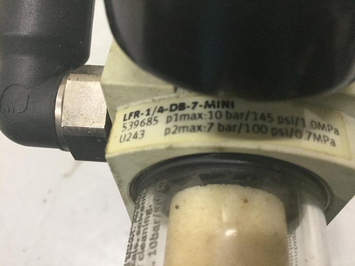 Used FESTO Filter Regulator LFR-1/4-DB-7-MINI #114970