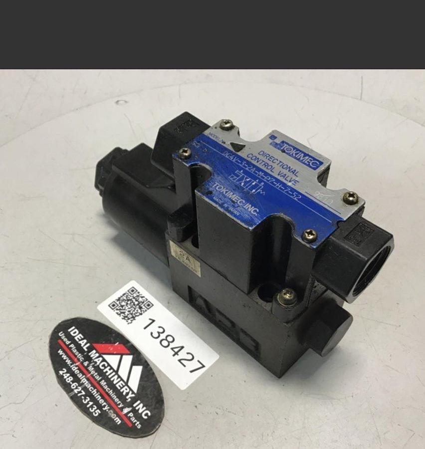 Used TOKIMEC Directional Control Valve DG4V-3-2A-M-P7-H-7-52 USED