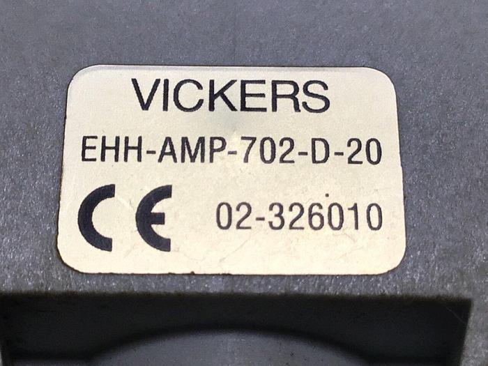 Used VICKERS Power Plug EHH-AMP-702-D-20 USED #142148