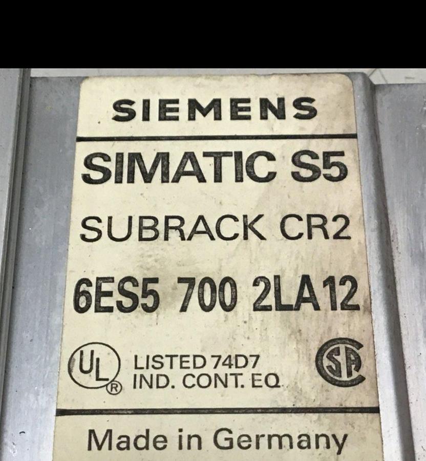 Used SIEMENS Rack Simatic S5 6ES5 700-2LA12 USED