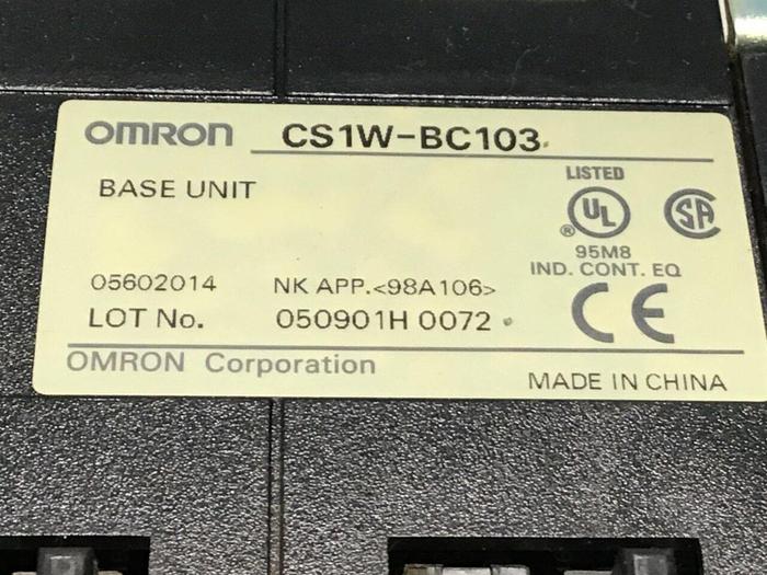 Used OMRON Base Unit CS1W-BC103 Used