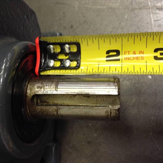 Used POWERTEC Die Height Adjust Motor w/ Gearbox 04VCBN2A8.0AB Used