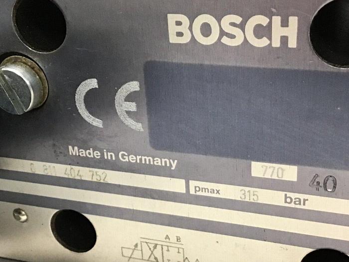 Used BOSCH Proportional Valve 0 811 404 752 Used