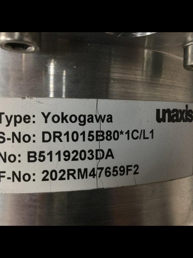 Used YOKOGAWA Unaxis Servo Rotary Table B5119203DA Used