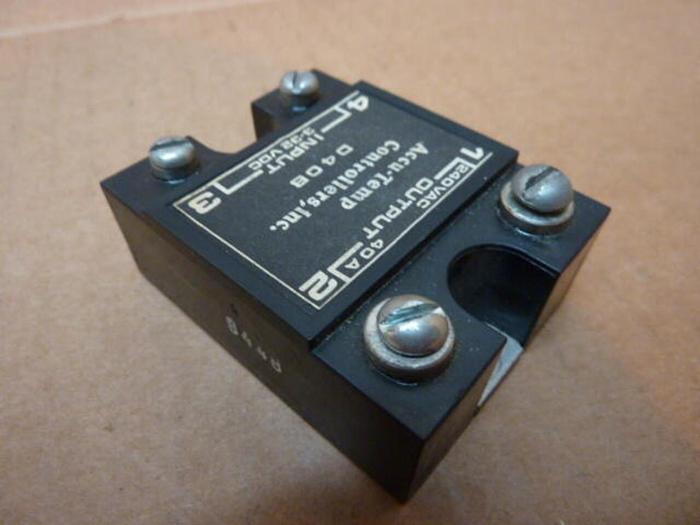 Used ACCU TEMP Relay D40B #26897