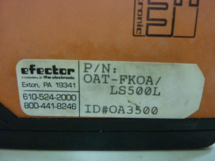 Used IFM Photoelectric Sensor OAT-FKOA/LS500L #65616