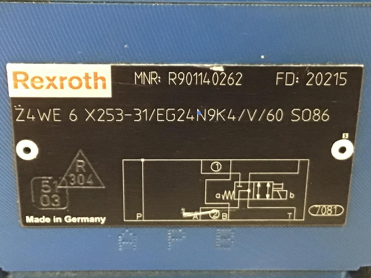 Used BOSCH 4-Way Solenoid Directional Servo Valve 0 811 404 601 USED