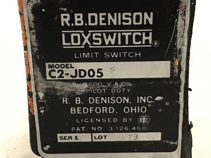 Used RB DENISON Limit Switch C2-JD05 #121214