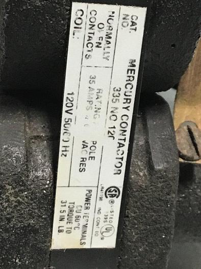 Used MDI Contactor 335NO-120A #127407