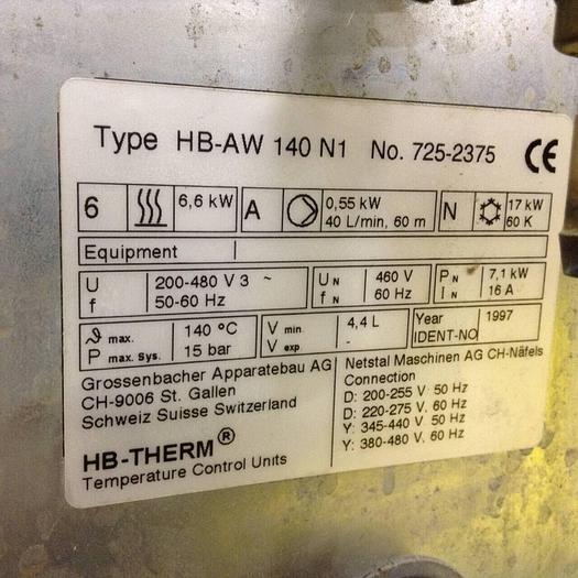 Used GROSSENBACHER Thermolator HB-AW 140 N1 Used
