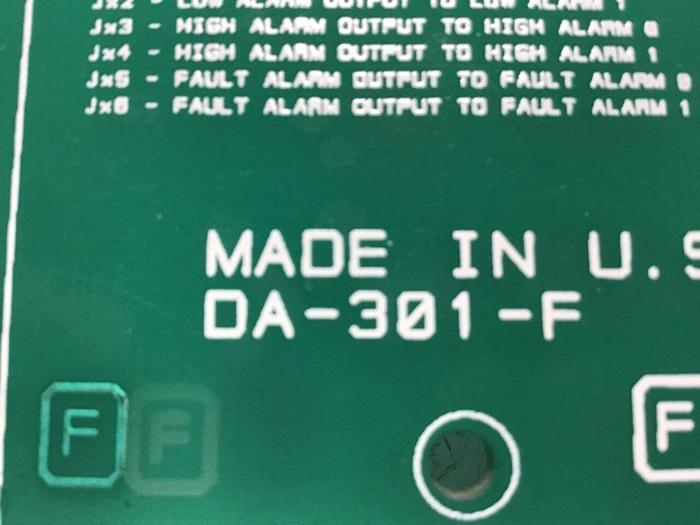 Used GAMMAFLUX Circuit Board DA-301-F #120680