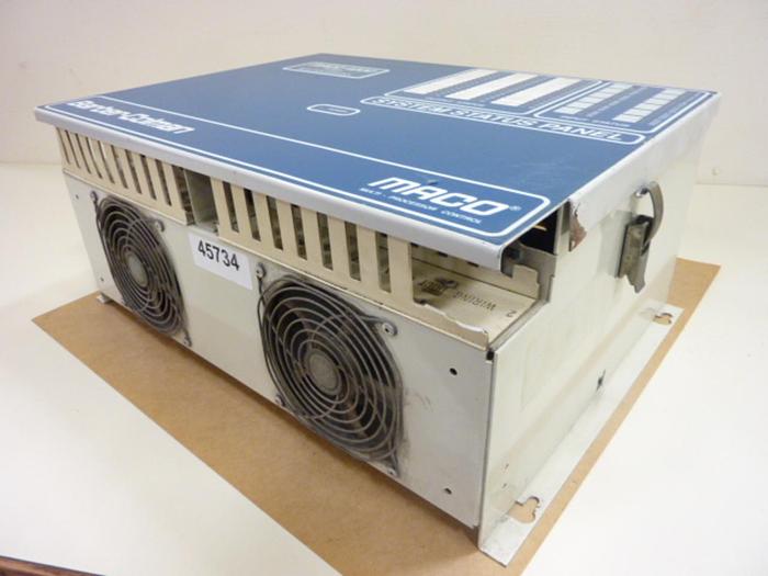 Used BARBER COLMAN System Control Cabinet INJECTION-734 #45734