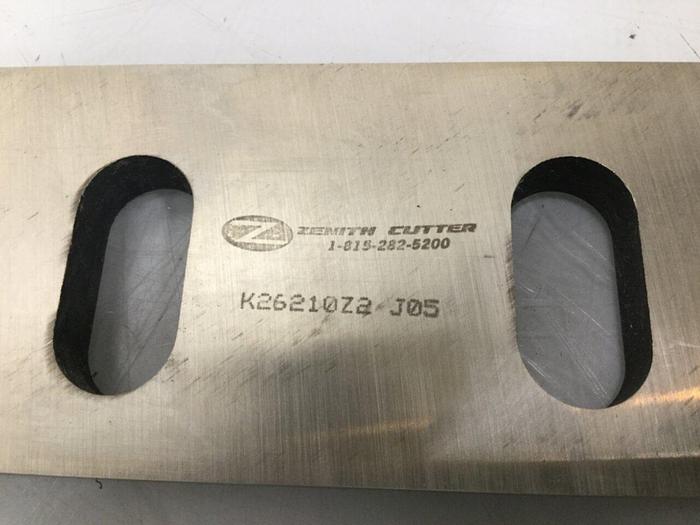 Used ZENITH CUTTER Granulator Blade / Knife K26210Z2 J05 #106739