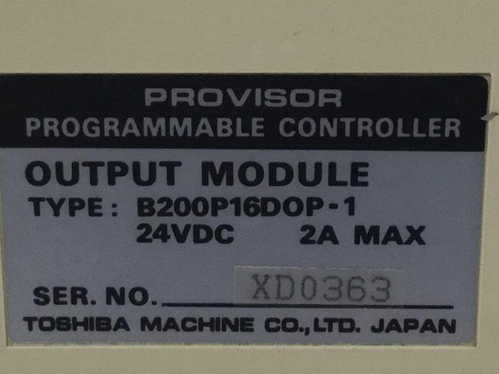 Used TOSHIBA Output Module B200P15DOP-1 #103501