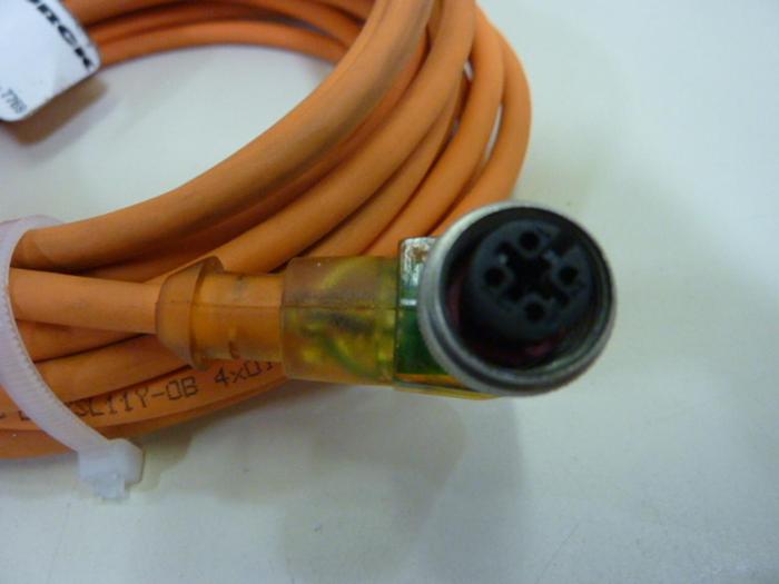 Used TURCK ELEKTRONIK Cordset WWAKRT 4.4-P3-5-WASRT 4.4/S74/S110 #64527