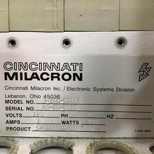 Used CINCINNATI MILACRON Card Rack 3-700-0186A Used