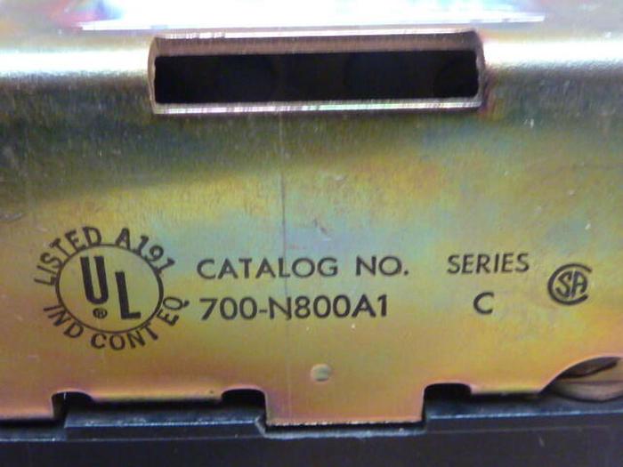 Used ALLEN BRADLEY AC Relay 700-N800A1 SER C #35941