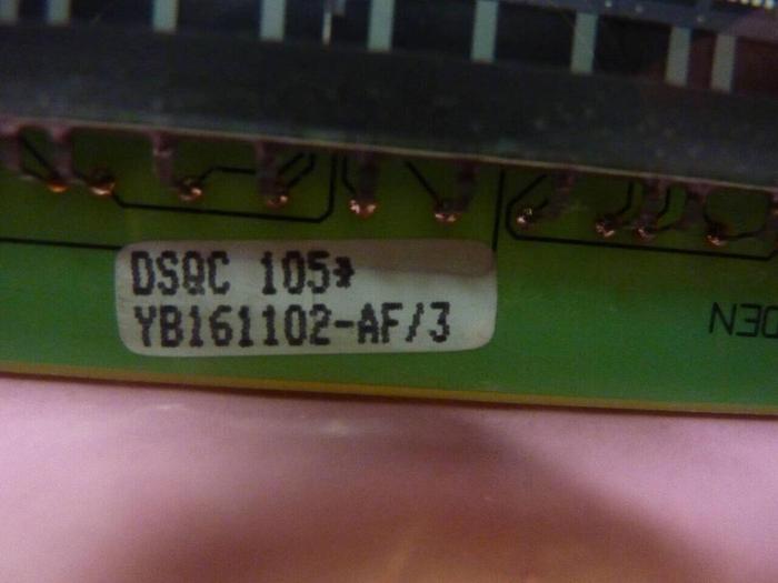 Used ABB Teach Pendant Circuit Board YB161102-AF/3 DSQC 105 Used