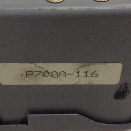 Used JOHNSON CONTROLS Pressure Control Switch P70AA-116 #82861