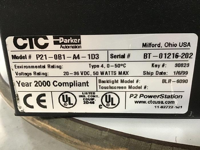 Used PARKER Power Station P21-0B1-A4-1D3 Used