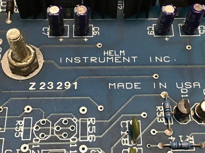 Used HELM INSTRUMENT Circuit Board Z23291 Used