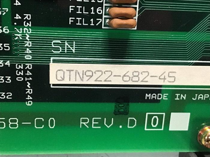 Used YASKAWA Circuit Board JANCD-MIF01 REV D #76699