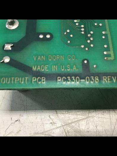 Used VAN DORN Pathfinder DC Output Board PC330-038 330038 USED