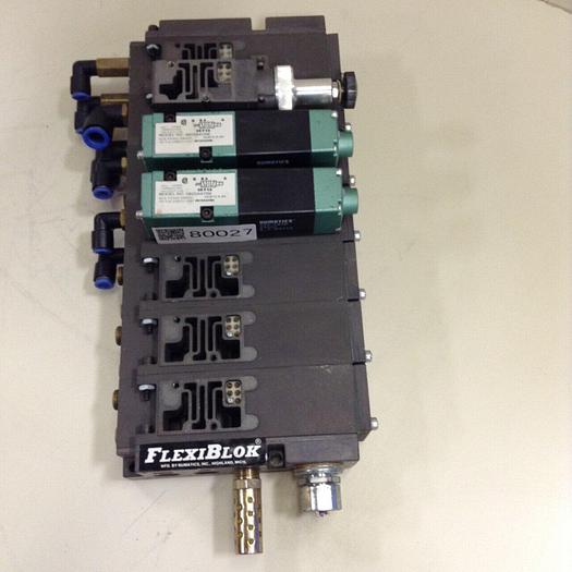 Used NUMATICS Control Block w/ Valves 082SA415M #80027