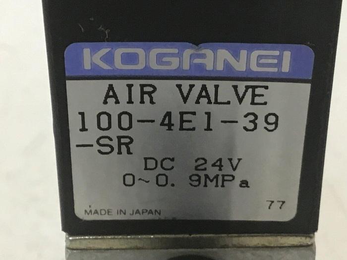 Used KOGANEI Air Valve 100-4E1-39-SR #124288
