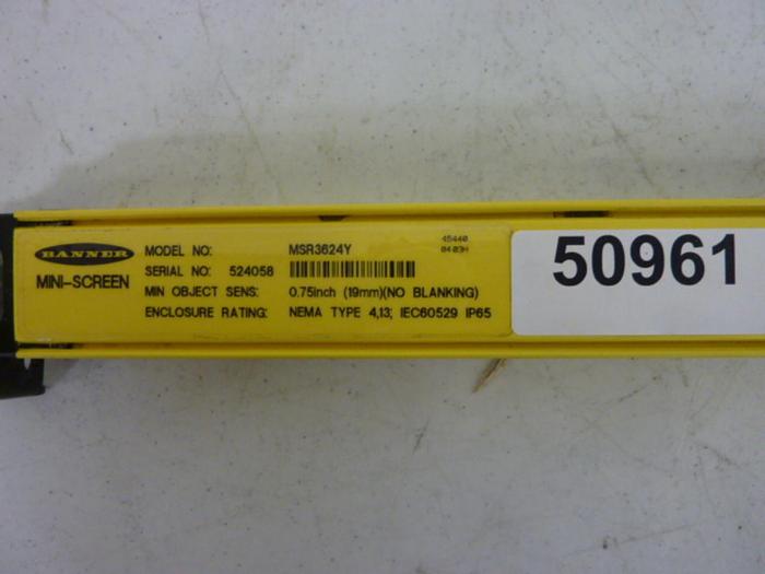 Used SICK OPTIC ELECTRONIC Light Curtain MSR3624Y USED