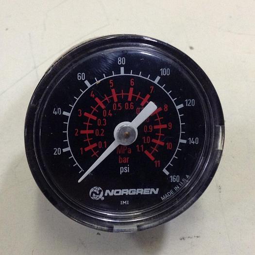 Used NORGREN Pressure Gauge GAUGE809 #83809