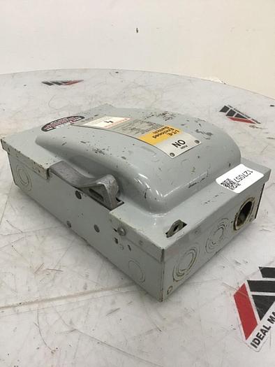 Used SIEMENS 30 Amp ITE Heavy Duty Vacu-Break F-351 #127057