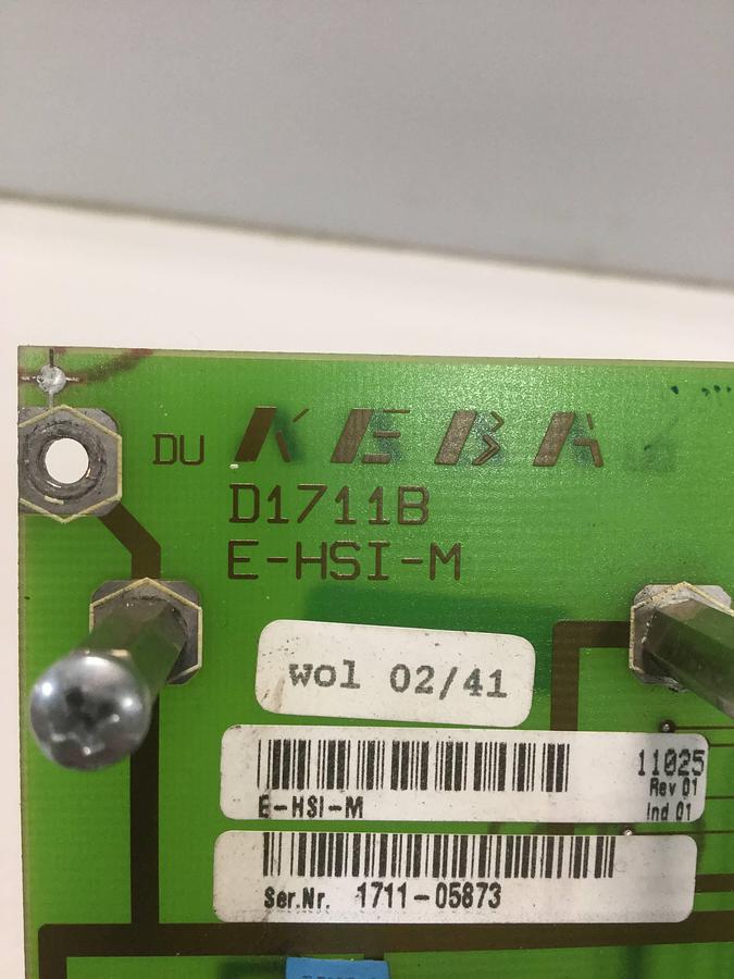 Used KEBA Circuit Board E-HSI-M D1711B USED
