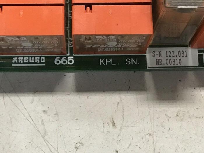 Used ARBURG Circuit Board ARB 665 Used
