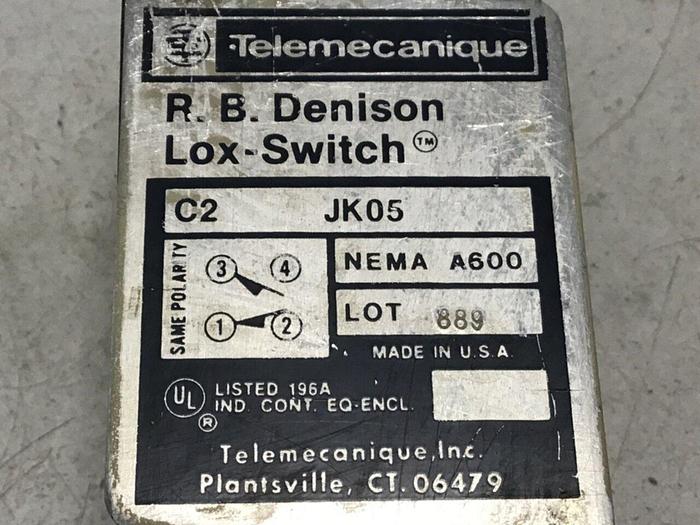 Used TELEMECANIQUE Lox-Switch C2JK05 #121757