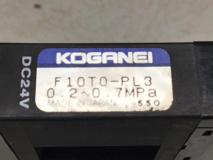 Used KOGANEI Valve & Manifold F10T0-PL3 #120883