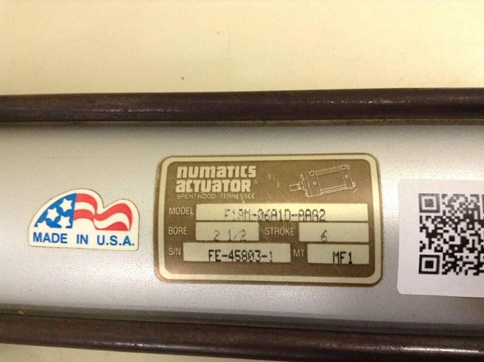 Used NUMATICS Cylinder F1AM-06A1D-AAA2 #75499