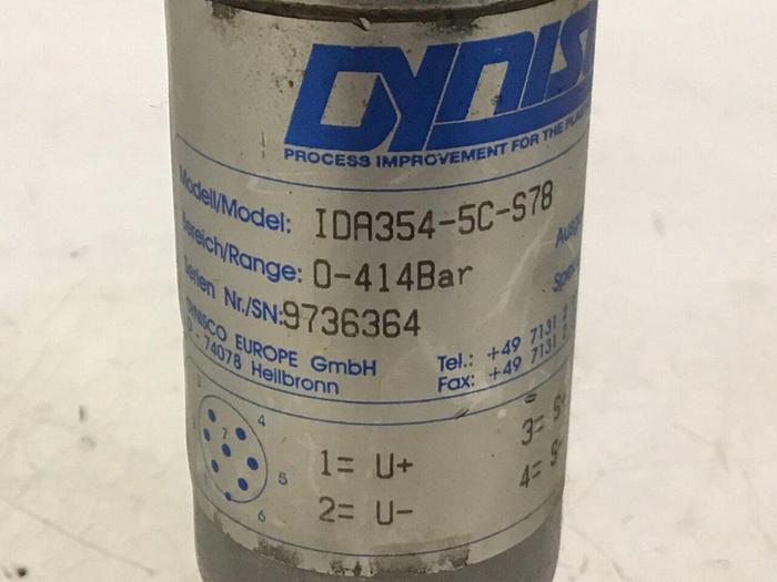 Used DYNISCO Pressure Sensor Transducer IDA354-5C-S78 Used
