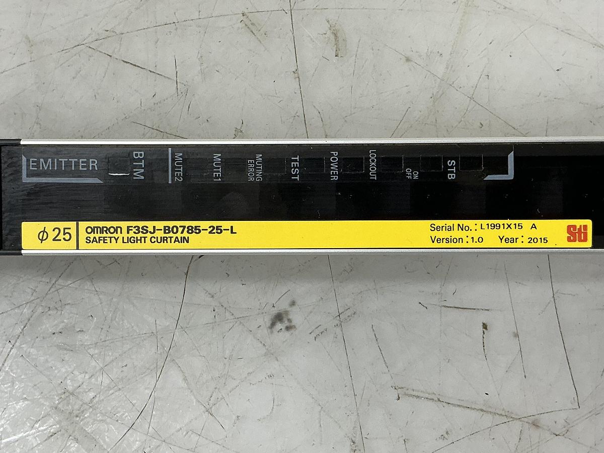 Used OMRON F3SJ-B0785-25-L