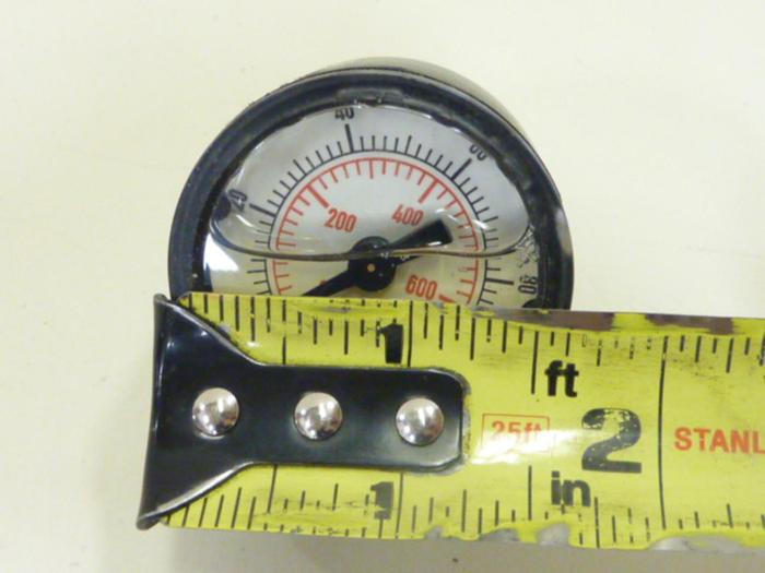 Used NOSHOK Pressure Gauge 9130569945 #45409