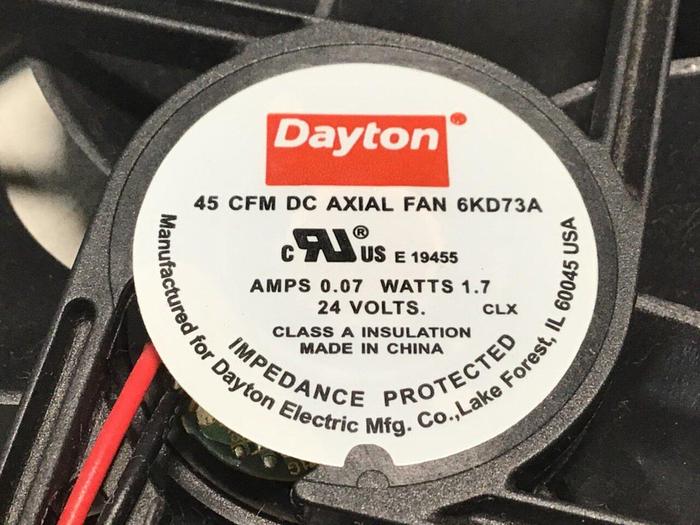 Used DAYTON DC Axial Fan 6KD73 #113587
