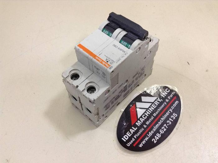 Used MERLIN GERIN 2 Amp Circuit Breaker C60-D2A #75790