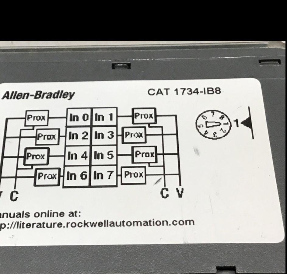 Used ALLEN BRADLEY Input Module 1734-IB8 SER D USED