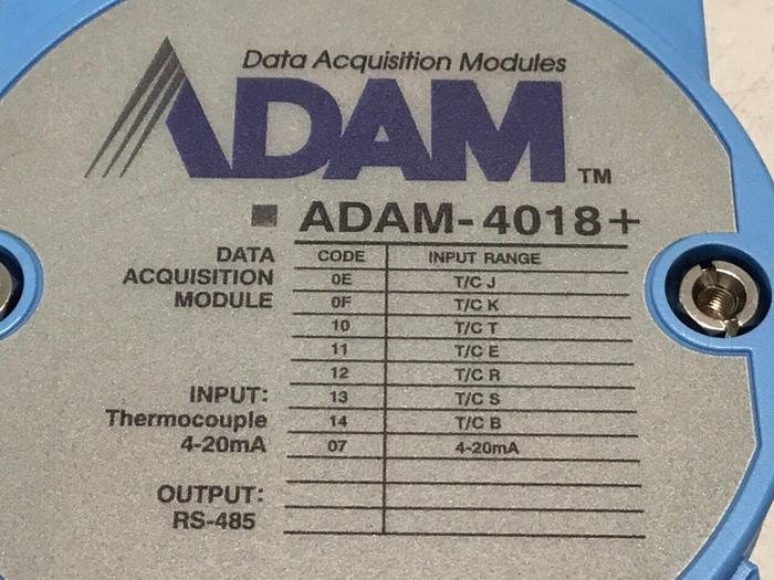 Used ADAM ELECTRONICS Input Module ADAM-4018 #130890