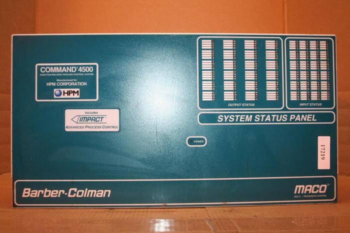 Used BARBER COLMAN Control Card Rack 4NCE-200GE-0CA-0-04 Used