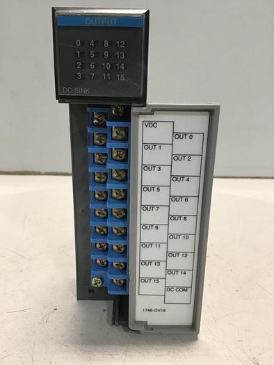 Used ALLEN BRADLEY Output Module 1746-OV16 SER C #118328