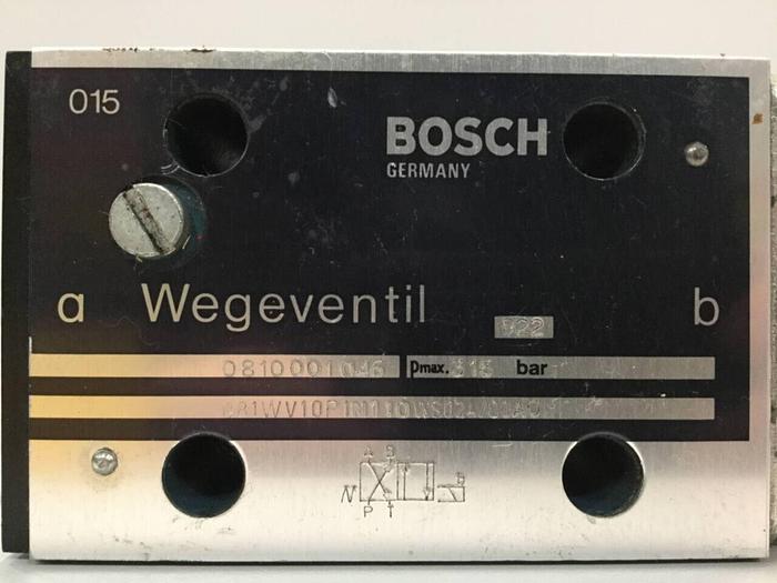 Used BOSCH Valve 0 810 001 046 #92394