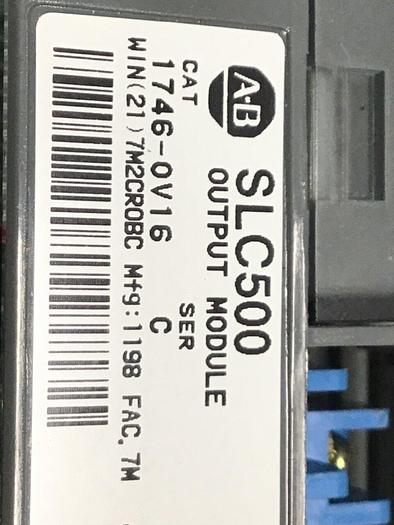 Used ALLEN BRADLEY Output Module 1746-OV16 SER C #118327