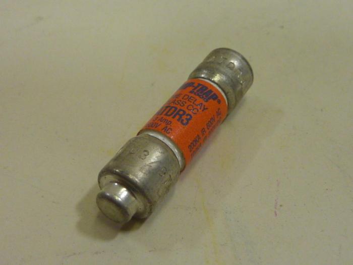 Used FERRAZ SHAWMUT 3 Amp Fuse ATDR3 #62359